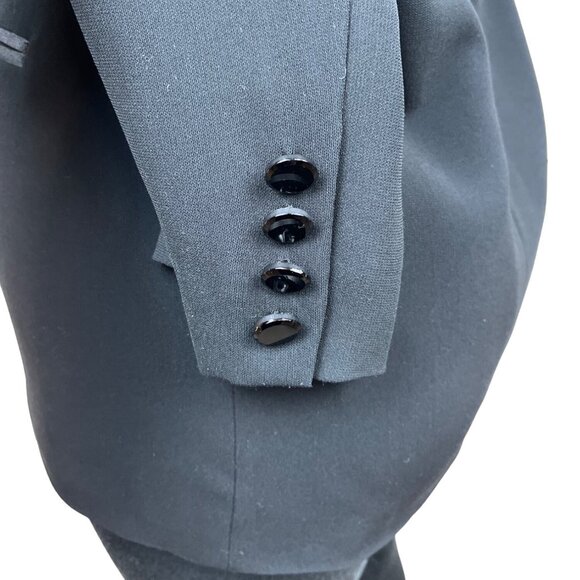 Ralph Lauren Women's Black Double Breasted Peak Lapel Blazer Sz 6 - Picture 8 of 11